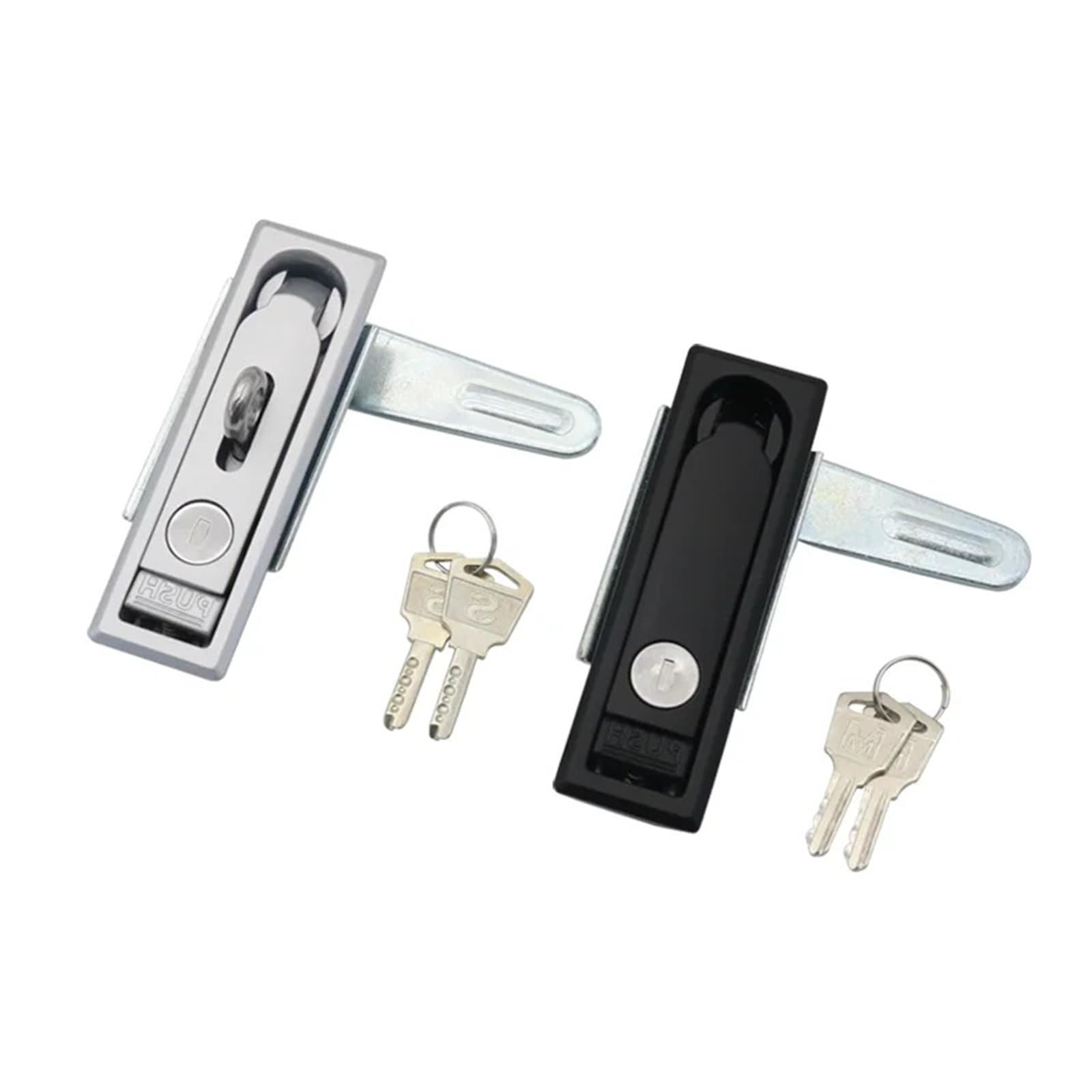 Wqgqpxob Nero Zinc Alloy Electric Cinet Distribution For Charging Pile Outdoor Flat Lock 1Pcs