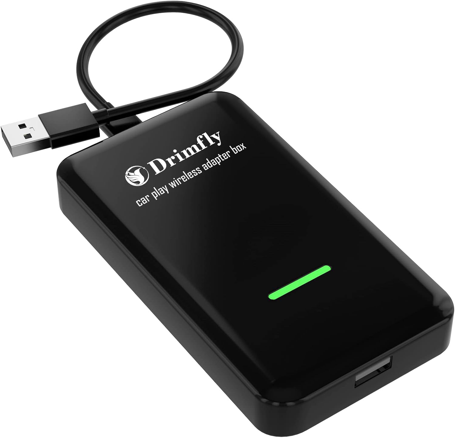 Drimfly Wireless CarPlay Adapter for iPhone,CarPlay Wireless Dongle Fit for All Factory Wired CarPlay Cars,Convert Wired to Wireless CarPlay 5GHz WiFi Auto Connect No Delay Online Update