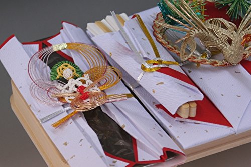 Amazon | 略式結納品【鶴】5品(結納用)基本セット＋付属〔藤〕 | 祝儀