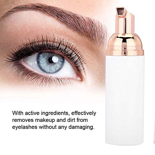 Wimperreinigingsschuim, wimpertransplantatie verlenging reinigingsschuimreiniger met borstel, 60 ml scheurvrije wimpers… - Afbeelding 3