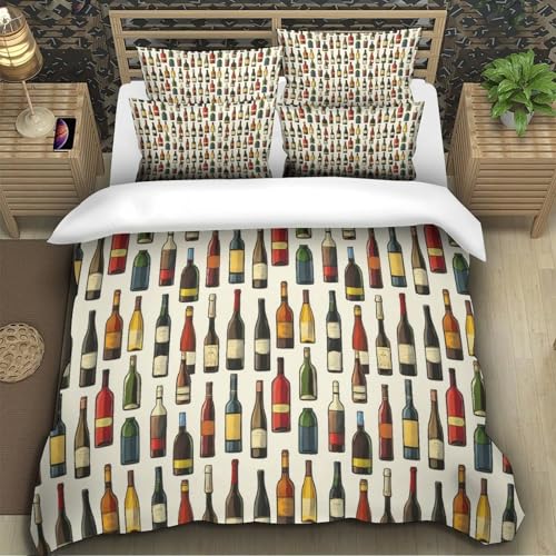 Housse de couette 140x200 microfibre résistante ultra douce avec zip - 5
