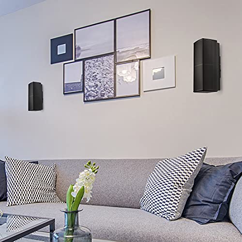 Tendodo 1 Pair Of 716402-0010 Speaker Black Flush Wall Mount Bracket For Bose Wb-50 Wb 50 Series Ii Slideconnect Bracket #TOP5
