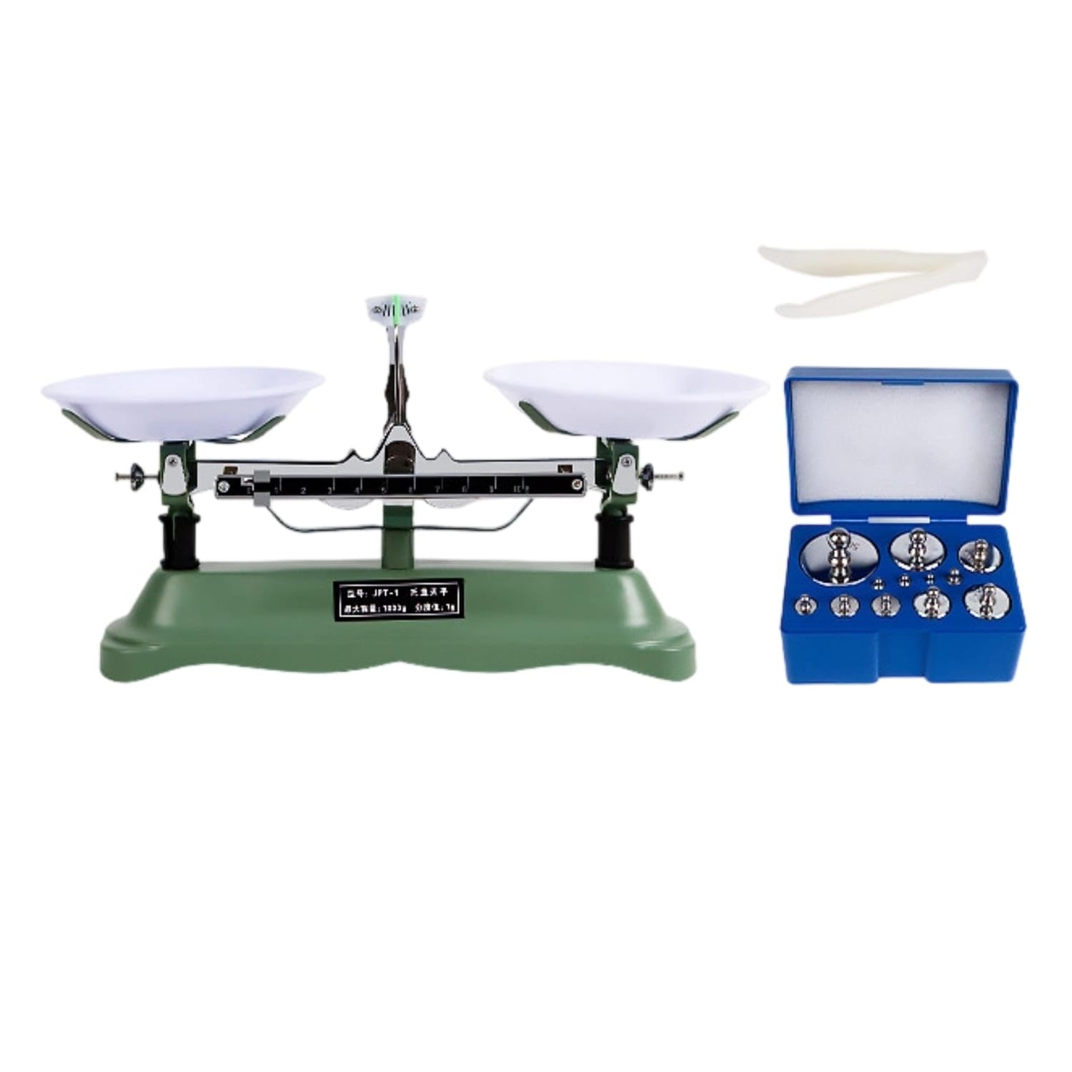 Double-Pan Mechanical Balance with Weights Analog Classroom Tray Balance Batteryno-Battery Mechanical Science Scale No Power for Teachers, Students, Homeschooling, 1000G, Tray Balance-image-46