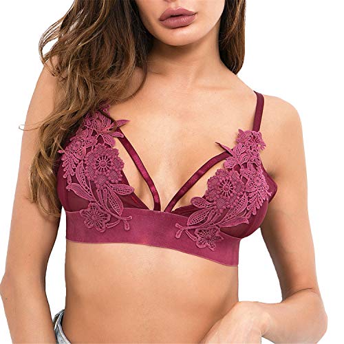 BellisMira - Sujetador básico - para mujer Rojo rosso M