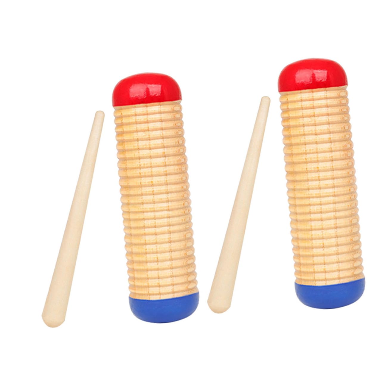 VANZACK 2Sets Wooden Sand Rhythm Sand Hammers Instruments for Adults Enhance Musical Skills Present for Music Parties and Education