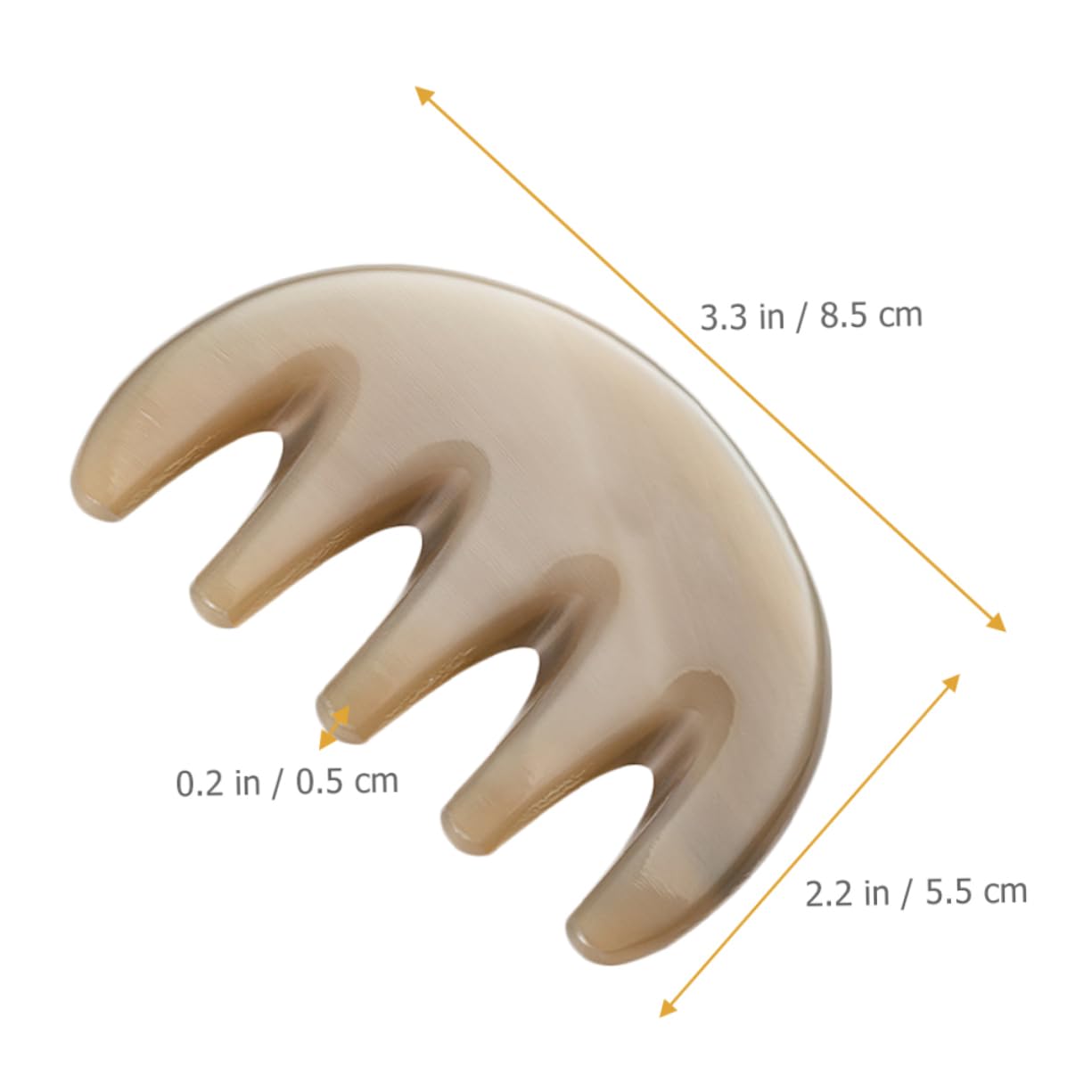 Healeved 5piezas Gua Comb De Dientes Masajeador Peine Para Cuidado Del Cabelludo Herramienta De Acupresión y Masaje Para De Estrés Para Casa y
