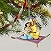 Hallmark Keepsake Christmas Ornament 2019 Year Dated Disney Aladdin and Jasmine A Whole New World, Porcelain