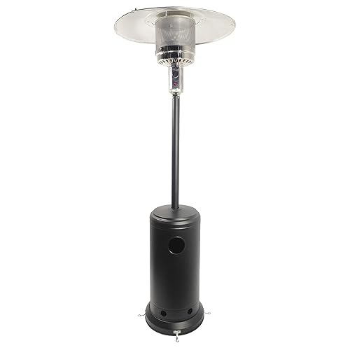 Parasol chauffant OSLO - chauffage d'extérieur au gaz en acier