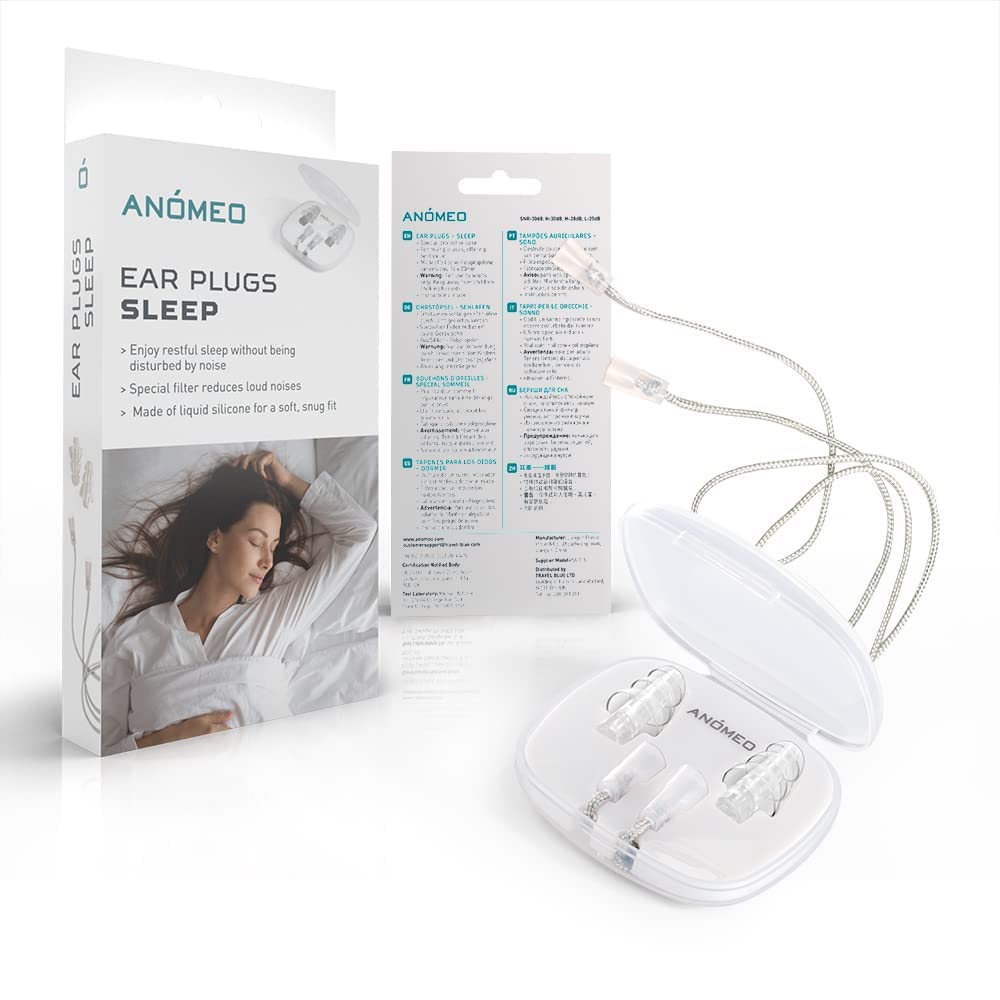 Anomeo Ear Plugs - Sleep | Made of silicone for a soft, snug fit White-picture-10