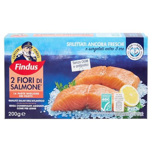 Findus Capitan 2 Fiori di Salmone, 200 g (Surgelato)
