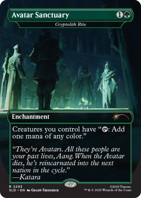 Magic the Gathering Secret Lair x Avatar: The Last Airbender - Un sacco da imparare (Rainbow Foil Edition), 1 pezzo
