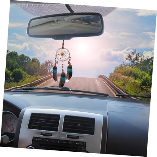 Attrape-rêves suspendu voiture chambre rompre la monotonie murale avec cette déco vintage - 7
