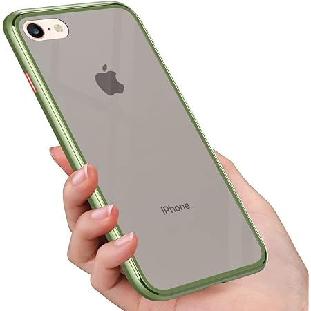 Amazon Co Jp Iphone Se ケース 第2世代 Iphone8 ケース Iphone7ケース 4 7インチ 対応 耐衝撃 米軍mil規格取得 レンズ保護 マット加工 半透明 黄ばみなし ストラップホール付き アイフォン Se 7 8カバー グリーン 家電 カメラ