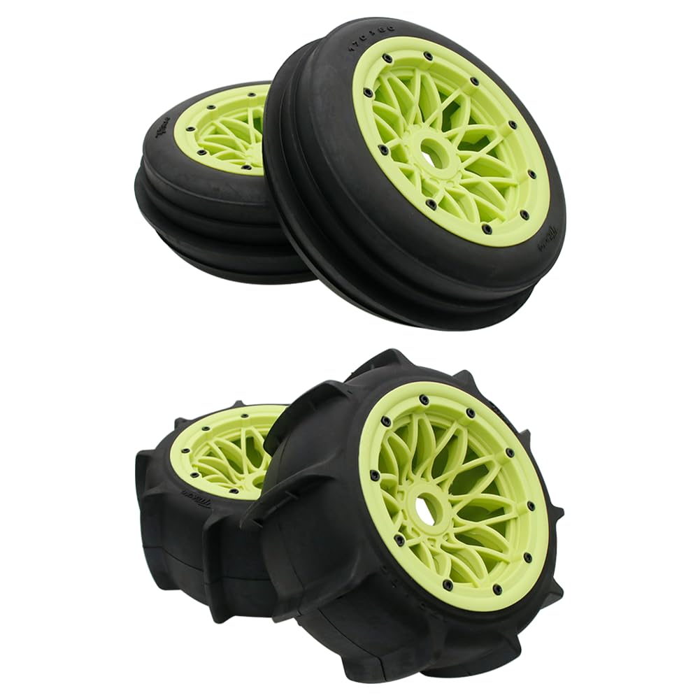smTSRC Desert Front and Rear Assembly Green For 1/5 HPI ROFUN BAHA KM ROVAN BAJA 5B SS Rc Car Parts