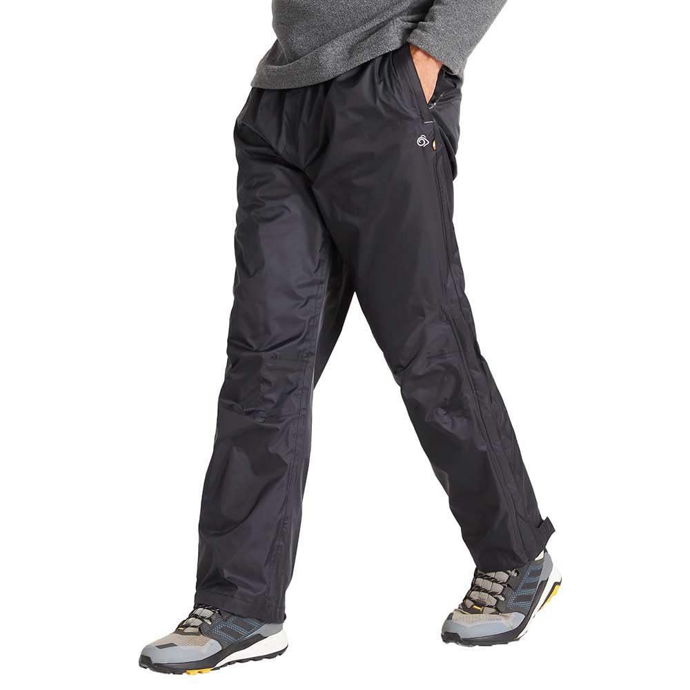 Craghoppers Unisex Ascent Over Trousers, Black, XL