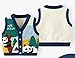 warmstraw Baby Boys Soft Waistcoat Vest Cotton Warm Knitted Swearter Vest Outerwear Sleeveless Top Cardigan Panda Patten 6-12 Months