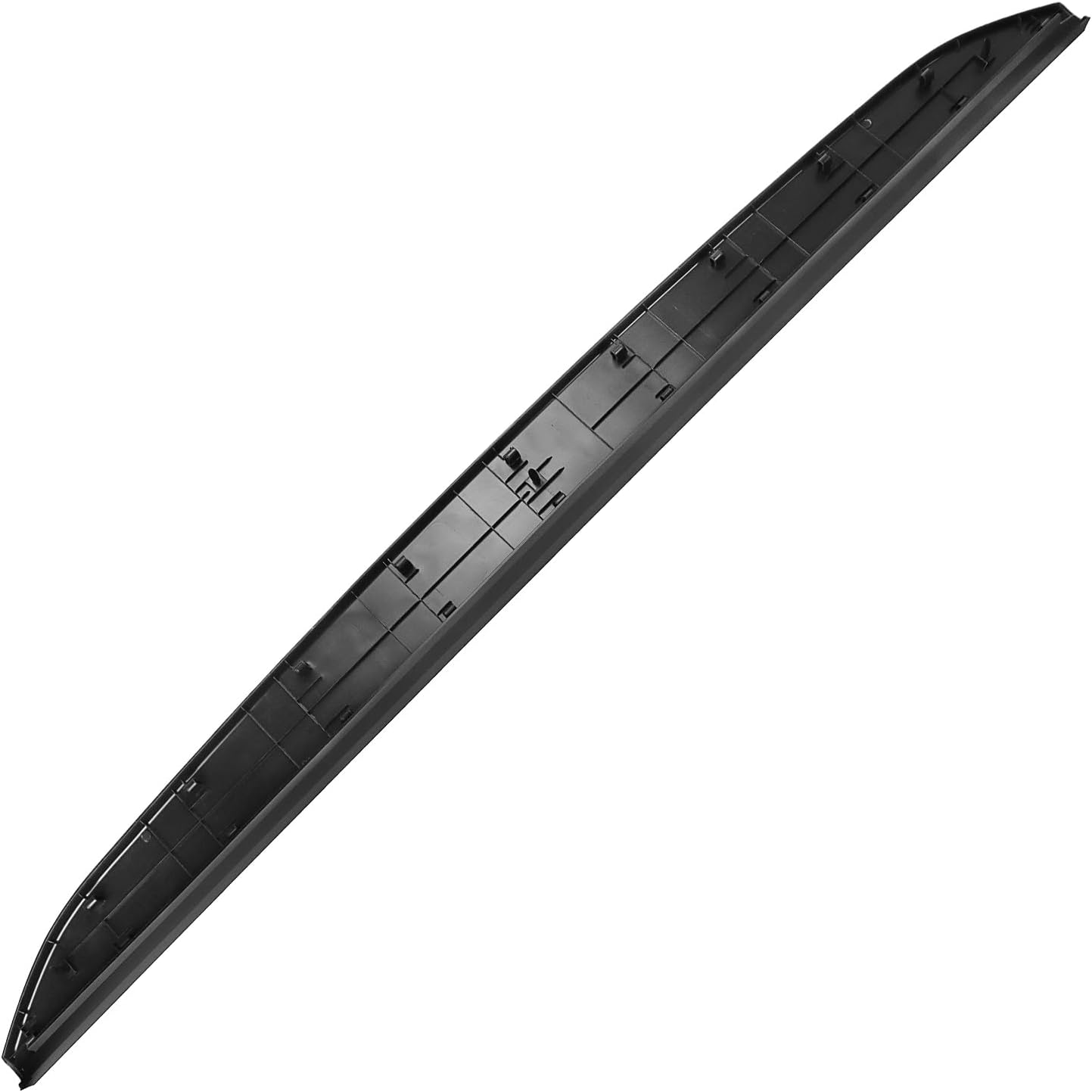 FEXON Chrome Tailgate Bed Cap Molding for 2016-2021 Titan V8, Black