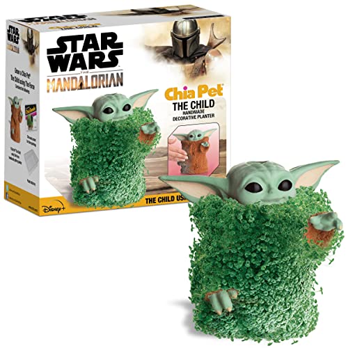 Chia Pet Star Wars the Child Using the Force with Seed Pack, Decorative Pottery Planter, Easy to Do and Fun to Grow, Novelty Gift, Perfect for Any Occasion