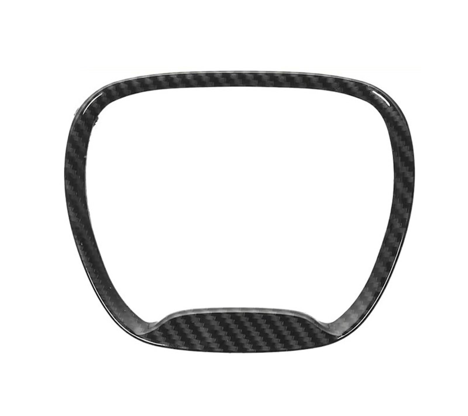 Stickers Inner Steering Wheel Decoration Cover Trim Sticker for Dodge for Challenger for Durango for Charger 2015-2022 Interior Trim(Carbon Fibre 1piece)