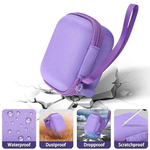 Funda rígida para cámara vintage CHUZHAO morada miniatura 5