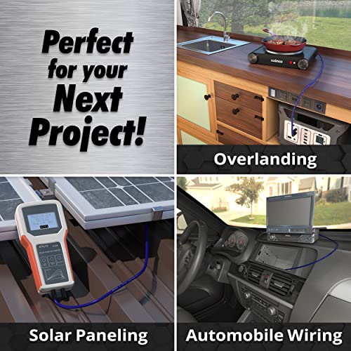 Installgear 4 Gauge Wire (25Ft) Copper Clad Aluminum Caa - Primary Automotive Wire, Car Amplifier Power & Ground Cable, Battery Cable, Car Audio Speaker Stereo, Rv Trailer Wiring Welding Cable 4Ga #TOP5