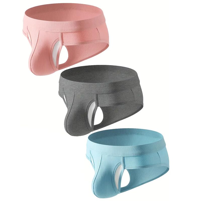 3 Pcs Men's Comfortable Breathable Briefs