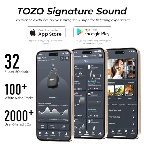 Image of TOZO PE1 Portable Bluetooth Speakers 32H Playtime with Adjustable Carabiner | IPX8 Waterproof for Shower, Punchy Bass Audio, Mini Wearable Wireless Speaker with Buckle for Home, Outdoor and Travel Red