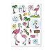 Produktbild 20 Flamingo-Sticker I dv_240 I DIN A4 Bogen I Mädchen Tropical-Aufkleber für Laptop Handy Möbel Tür Scrapbooking Schultüte Kindergeburtstag