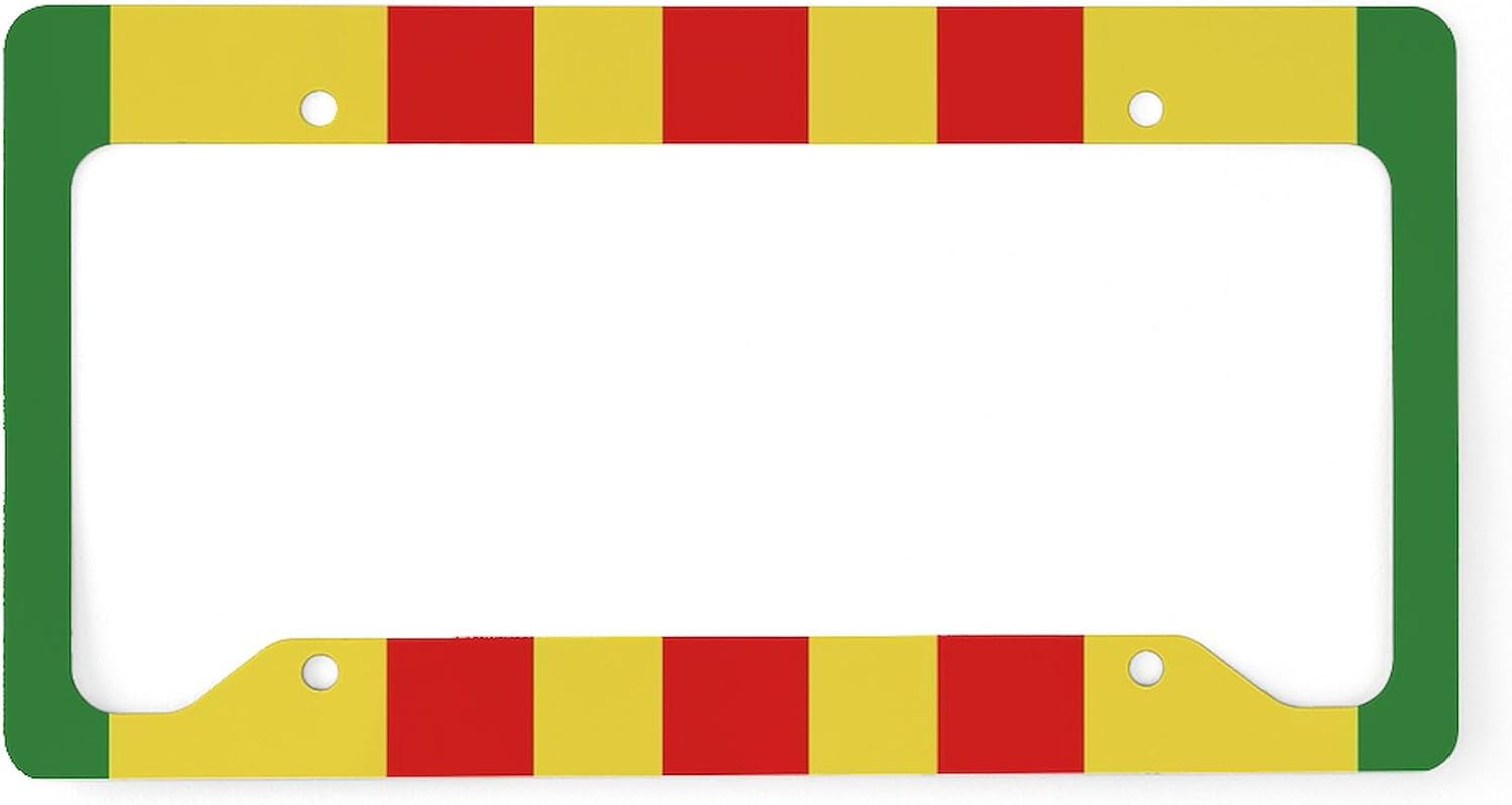 CafePress Vietnam Veteran Flag License Plate Holder Aluminum License Plate Frame, License Tag Holder