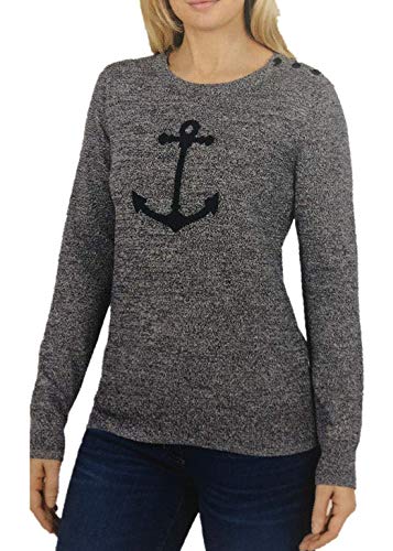 Image of Nautica Women's Ship's Wheel Sweater (Navy, XX-Large)