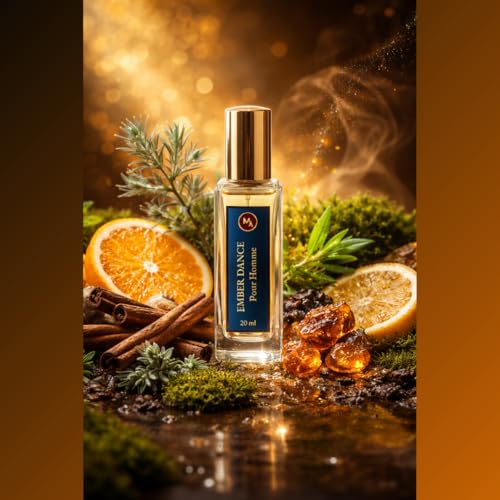 Image of MYSTIC AURA Ember Dance Pour Homme | Eau de Parfum for Men | 20 ml | Spicy Aromatic Fragrance | Long Lasting Luxury Scent | Vegan & IFRA Compliant