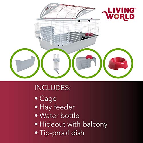 Living World - Deluxe Hybrid Habitat, Large - Rabbit, Guinea Pig, Chinchillas, and Small Animal Cage - Image 4