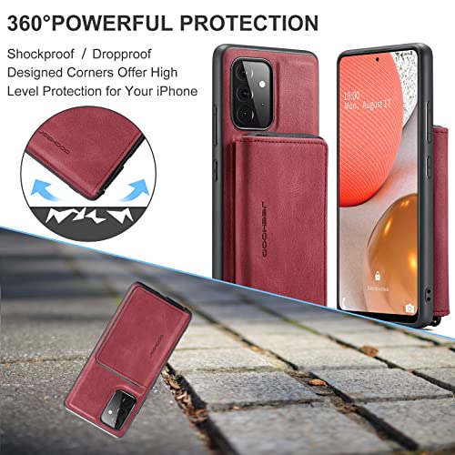 Étui portefeuille Samsung A52 5G antichoc pour ne plus perdre vos cartes