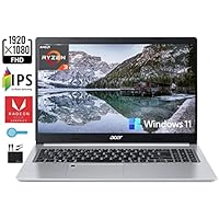 Acer 2022 Newest Aspire 5 Slim 15.6″ FHD IPS Laptop, Quad-Core AMD Ryzen 3 3350U (Upto 3.5GHz,Beat i5-7200U), 20GB DDR4 RAM, 1TB SSD,WiFi 6, Backlit KB, Fingerprint Reader, Windows 11+MarxsolCables