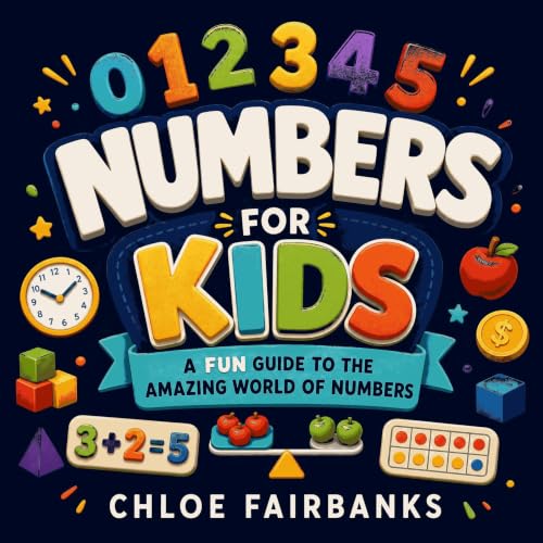 『Numbers for Kids: A Fun Guide to the Amazing World of Numbers』のカバーアート