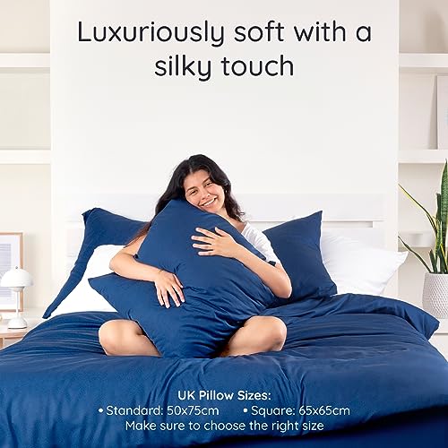 Bambaw Bamboo Pillow Cases 50x75 cm, 2 Pack, Cooling Pillowcases for Night Sweats Antibacterial Pillowcase Bamboo - Image 2