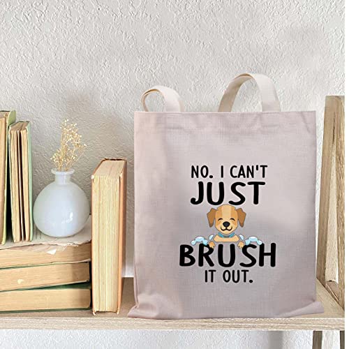 PLITI Dog Groomer Gift Tote Bag(Brush it out TGU), 14.2 x 12.6 inches - Image 3