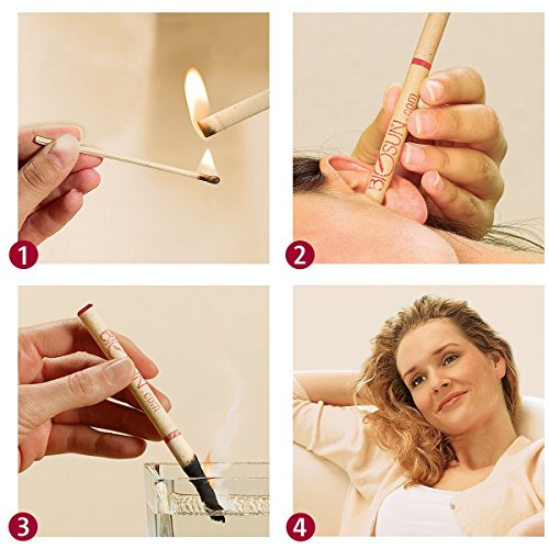 5 Pairs (10) BIOSUN Indian Hopi Ear Candles for Blocked Ears Beeswax with Filter | Natural and Organic | Includes 2… - Image 4