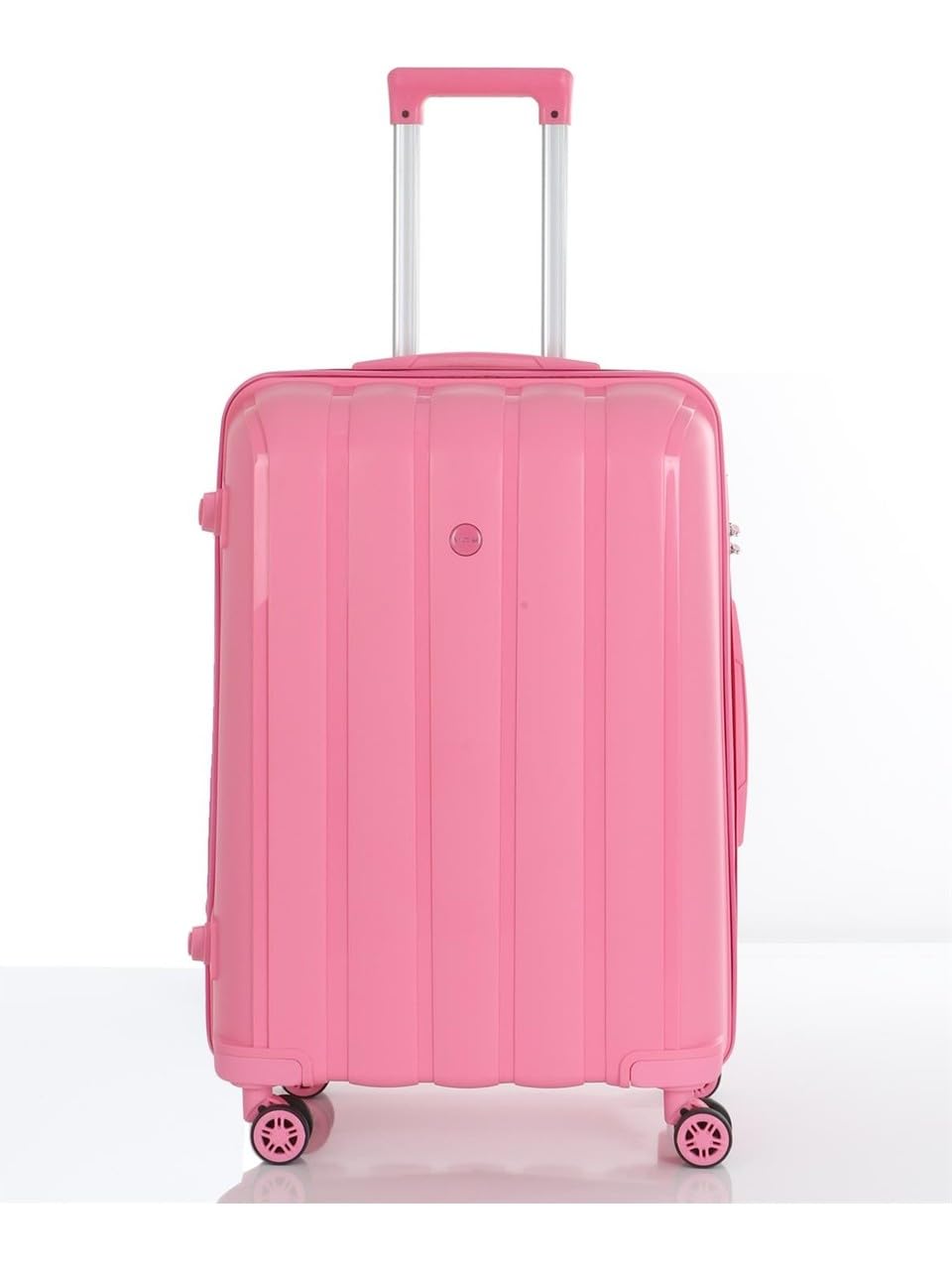 MÇS Polipropilen 2'li Valiz Seti Orta & Makyaj V305 Pembe