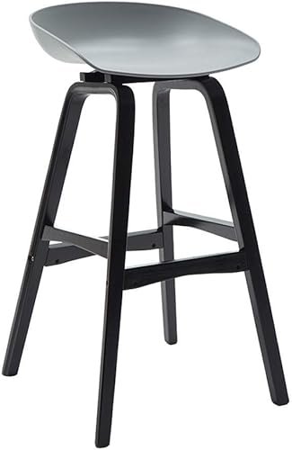 YLCJ Bar stools High Stool Bar Stool Round Breakfast Chair and Round seat PP Kitchen Breakfast Counter Bar CAF Greenhouse Effect (Multicolored) for