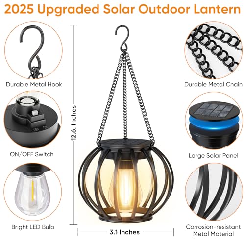 Lanterne solaire décorative, le cadeau idéal pour embellir un jardin
