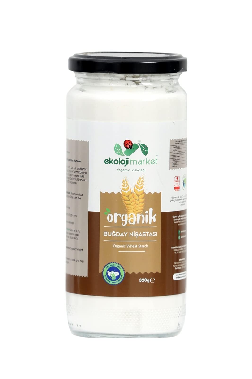 Ekoloji Market Organik Buğday Nişastası 320 Gr