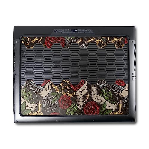 Image of MightySkins Carbon Fiber Skin Compatible With Alienware M18 R1 (2023) Full Wrap Kit - Gangster Life | Protective, Durable Textured Carbon Fiber Finish | Easy To Apply & Change Styles | Made in the USA