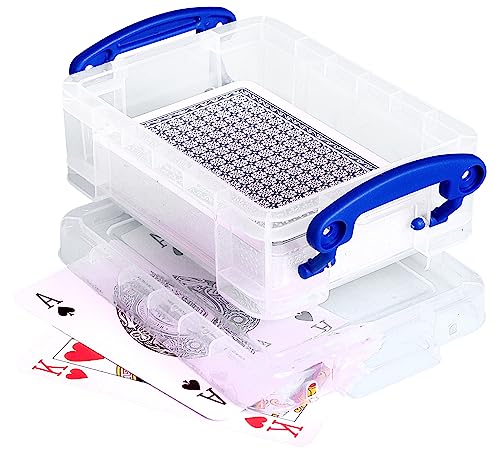 Image of Really Useful Plastic Storage Box 0.2 Litre Clear (Pack of 10)