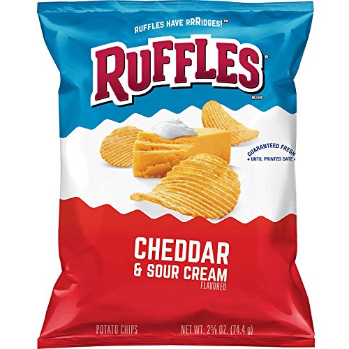Ruffles Cheddar & Sour Cream Flavored Potato Chips (2.625 oz. ea., 24 ct.)
