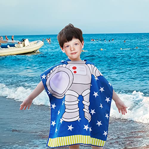 Kids Beach Towel For Boys Girls, 47 X 24 Inch Kids Hooded Bath Towel, Toddler Pool Towel With Hood For 1-6 Years #TOP6