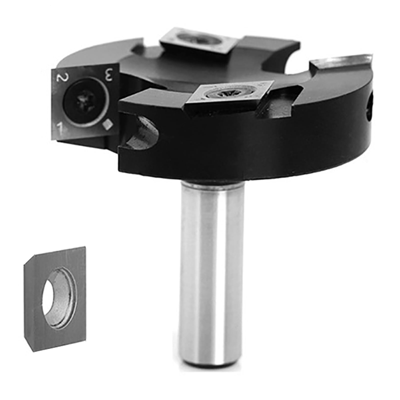Fresa per appiattire lastra, gambo 12/12, 7 mm, carburi, 12.7mm