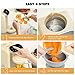 Chefhandy Baby Food Maker, Steamer & Blender with Stainless Steel Basket, Puree Maker with Auto/Manual Blend, Bottle Warmer & Sterili-zer, Safe & Easy-to-Clean Compact Baby Food Processor (Yellow)