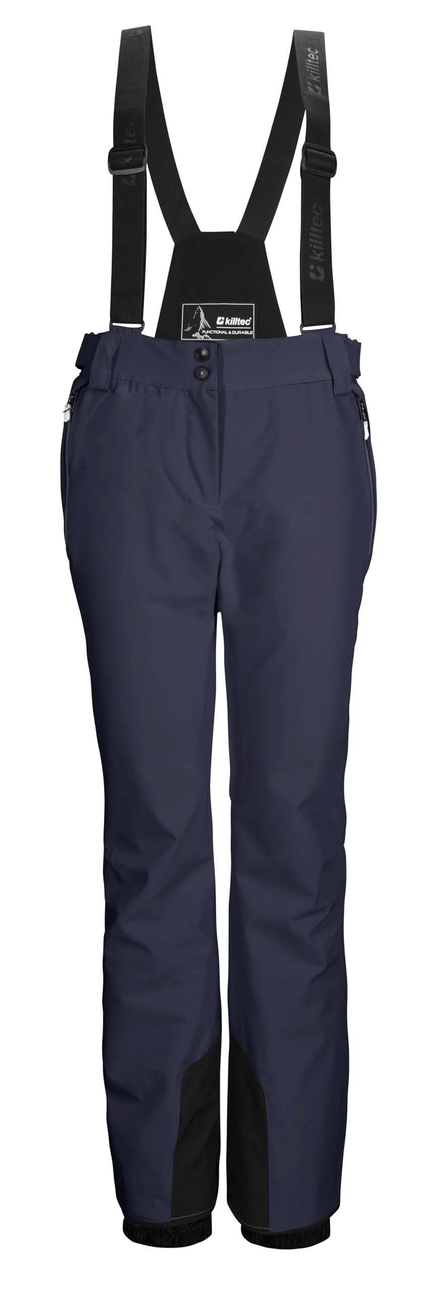 Killtec Damen Skihose/Funktionshose mit abnehmbaren Trägern, Kantenschutz, Schneefang und Beinventilation Ksw 61 Wmn Ski Pnts