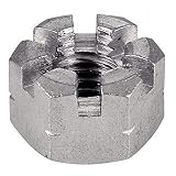 50X Kronenmuttern 14 Edelstahl A4 DIN935